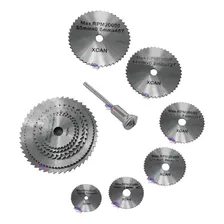 Kit 7 Ferramentas Mini Disco Serra Circular Micro Retífica Foto  mini 1