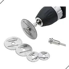 Kit 7 Ferramentas Mini Disco Serra Circular Micro Retífica Foto mini  2