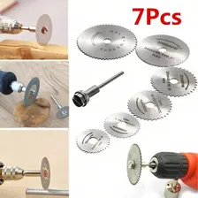 Kit 7 Ferramentas Mini Disco Serra Circular Micro Retífica Foto mini 4