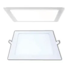 Kit 7 Painel Plafon Led 18w Quadrado Embutir Luminária Estrutura Branco 110v/220v Foto mini 2