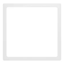 Kit 7 Painel Plafon Led 25w Sobrepor Quadrado Fino Luz Frio Estrutura Branco 110v/220v (bivolt) Foto mini 4