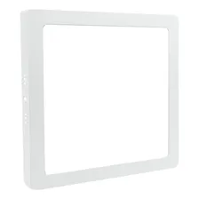 Kit 7 Painel Plafon Led 25w Sobrepor Quadrado Fino Luz Frio Estrutura Branco 110v/220v (bivolt) Foto mini 2