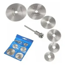Kit 7 Peças Disco Serra Circular Micro Retifica Corta Tudo Foto mini 1