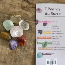 Kit 7 Pedras Da Sorte E Boas Energias - Pedras Naturais Roladas Foto mini 3