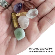 Kit 7 Pedras Da Sorte E Boas Energias - Pedras Naturais Roladas Foto mini 2