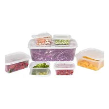 Kit 7 Potes Plásticos 220ml 750ml E 3,6l Para Mantimentos Foto mini 4