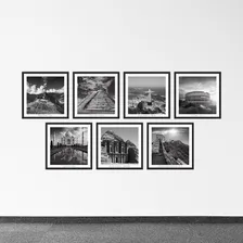 Kit 7 Quadrinhos Decorativos Maravilhas Do Mundo Foto mini 2
