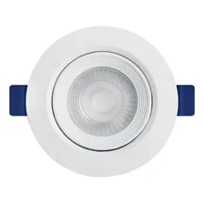 Kit 7 Spot Embutir Redondo Led Eco 5w 3000k Black+decker Foto  mini 1