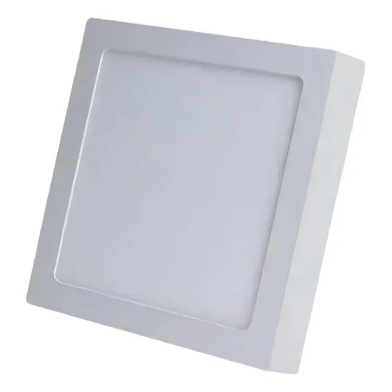 Kit 7 Un Painel Led 18w Quadrado Sobrepor 4000k Foto 1
