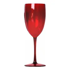 Kit 70 Taças Vinho Drink 420ml Acrílica - Aloha Cor Rubi Foto  mini 1