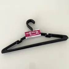 Kit 72 Cabides AcrÃlicos Adulto - Aloha Cor Preto Foto mini 4