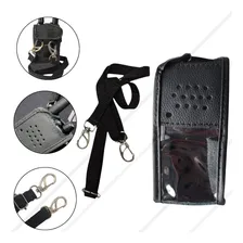 Kit 73 Capa Couro Radio Comunicador Baofeng Ht Uv-82 Atacado Cor Preto Foto mini 2