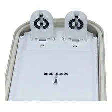 Kit 7x Luminária Hermética P/ 2x 120cm T8 Led Sobrepor Ip65 Foto mini  2
