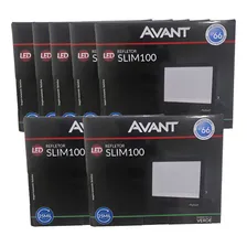 Kit 7x Refletor Slim Avant 100w Luz Cor Verde Bivolt Foto  mini 1