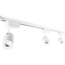 Kit 7x Spot Branco Kian Led P/ Trilho Eletrificado 7w 3000k Foto mini 4