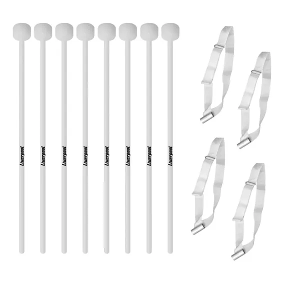 Kit 8 Baqueta Lira Nylon Flexível Li Si + 4 Talabartes Lira Foto 1