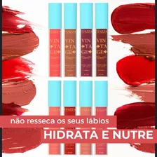 Kit 8 Batons Liquido Soft Matte Vintage Fenzza Cor Kit 8 Batons Líquido Matte Foto mini 4