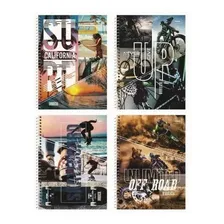 Kit 8 Caderno Espiral Capa Dura 1 Matéria 96 Folhas Estudo Foto mini  2