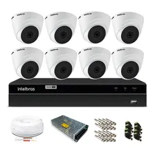 Kit 8 Camera De Segurança Dome 720p Dvr Intelbras 8 Canais Foto mini 1