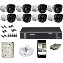 Kit 8 Câmeras Intelbras 1120b G4 Dvr Intelbras Mhdx 8 Canais Foto  mini 1