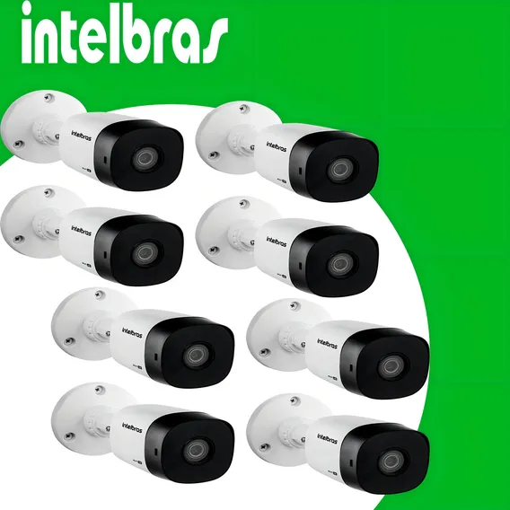 Kit 8 Cameras Intelbras Vhd 1120 B Multi Hd Infra 20m Hdcvi Foto 1