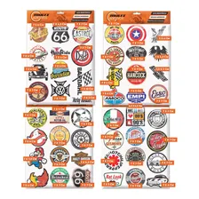 Kit 8 Cartelas Adesivos Multi 136 Unidades Foto mini 2