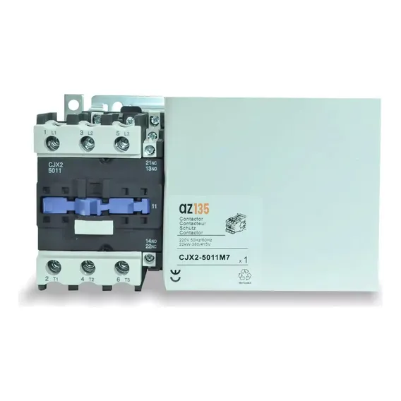 Kit 8 Chaves Contatoras Tripolar 50a Lc1d5011m7 Nf+na 220v Foto 1