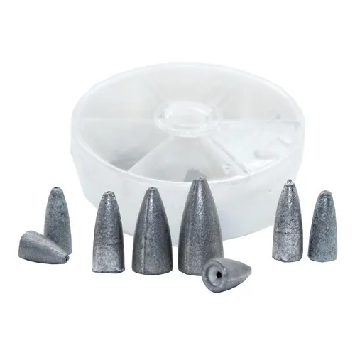 Kit 8 Chumbo Pesca Bullet Bala Para Iscas Soft Shad Camarao Foto 1