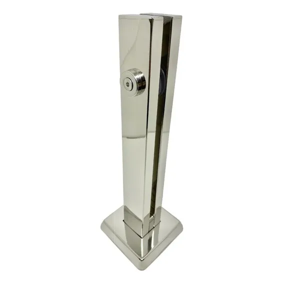 Kit 8 Coluna Torre 30cm Polida 1 Furo Guarda Corpo Inox 304 Puxadores Online Foto 1