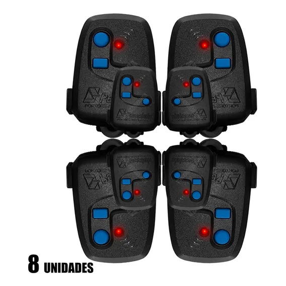 Kit 8 Controles Remoto 3 Canais Membrana 433mhz Peccinin Foto 1
