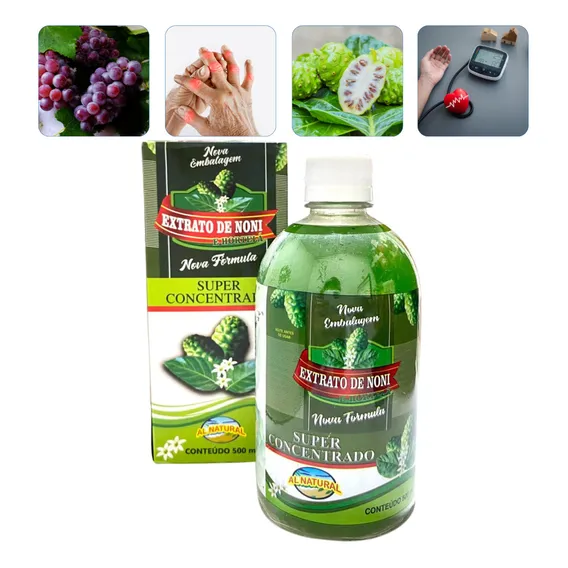 Kit 8 Extrato Concent Noni Hortelã Imunidade Foto 1