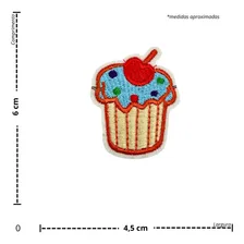 Kit 8 Frutas Autocolantes - Aplique Patch Termocolante Foto mini 3