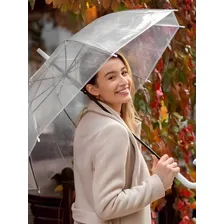 Kit 8 Guarda Chuva Transparente Atacado Sombrinhas Portaria Foto mini  3
