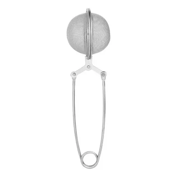 Kit 8 Infusor De Chá Inox Coador Peneira Tipo Pinça Foto 1