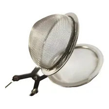 Kit 8 Infusor De Chá Inox Coador Peneira Tipo Pinça Foto mini  3