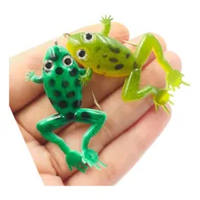 Kit 8 Iscas Artificiais Perereca Maruri Com Anzol Traíras Cor Verde Foto  mini 1