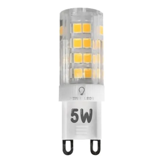 Kit 8 Lampada Led 5w Halopin G9 3000k Branco Quente Bivolt Cor da luz Branco-quente 110V/220VBIVOLT Foto 1