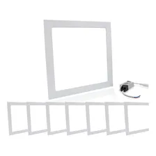 Kit 8 Painel Plafon Led 18w Embutir Quadrado Quente 3000k Cor Branco Quente 110v/220v (bivolt) Foto mini 1