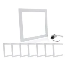 Kit 8 Painel Plafon Led 25w Embutir Quadrado Branco Frio 110v/220v Foto  mini 1