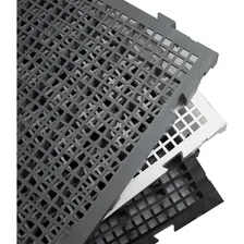 Kit 8 Palets Pallet Estrado Piso Plástico 50x50 Preto Foto mini 4
