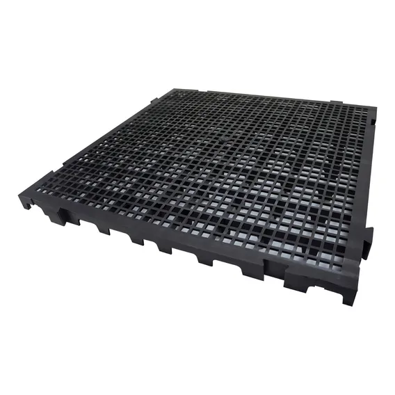 Kit 8 Palets Pallet Estrado Piso Plástico 50x50 Preto Foto 1
