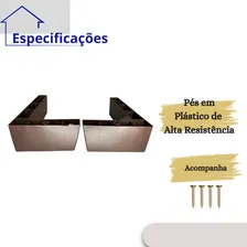 Kit 8 Pé Cantoneira Canto Sofá Poltrona Tabaco 12x21cm Foto mini 3