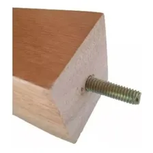 Kit 8 Pés Palito Trapezio 25cm Castanho Para Poltrona Ou Puf Foto mini 3