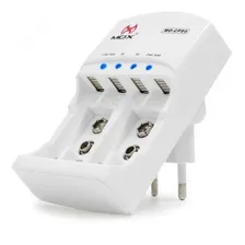 Kit 8 Pilhas Recarregável Aa Carregador De Pilha Mox Bivolt Foto mini  3