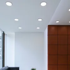 Kit 8 Plafon Painel Led 25w Redondo Sobrepor Luz Branco Frio Foto mini 3