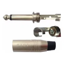 Kit 8 Plug Conectores P10 Mono Santo Angelo Sa2x Foto mini  3