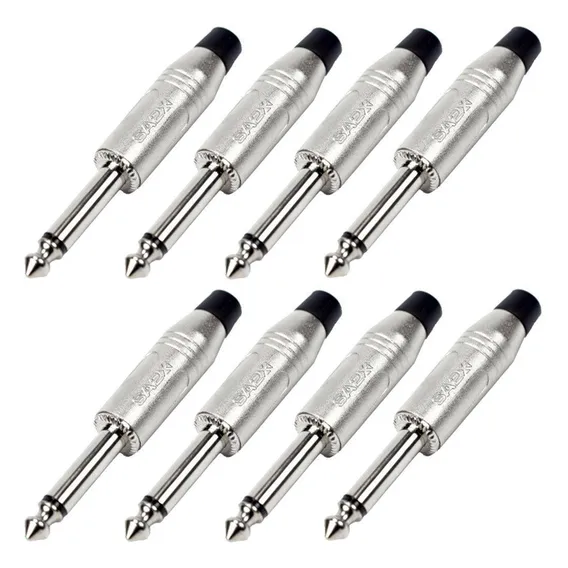 Kit 8 Plug Conectores P10 Mono Santo Angelo Sa2x Foto 1