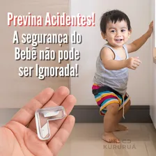 Kit 8 Protetores Quina De Mesa Triangulo Cantoneira Segurança Criança Cor Transparente Marca Kururuá Foto mini 3