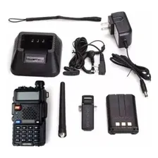 Kit 8 Rádios Comunicadores Ht Dual Band Uhf Vhf Uv-5r Foto mini 4
