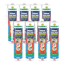 Kit 8 Selante Veda Calha Cinza Brascola C/ Fungicida 280ml Foto mini 1
